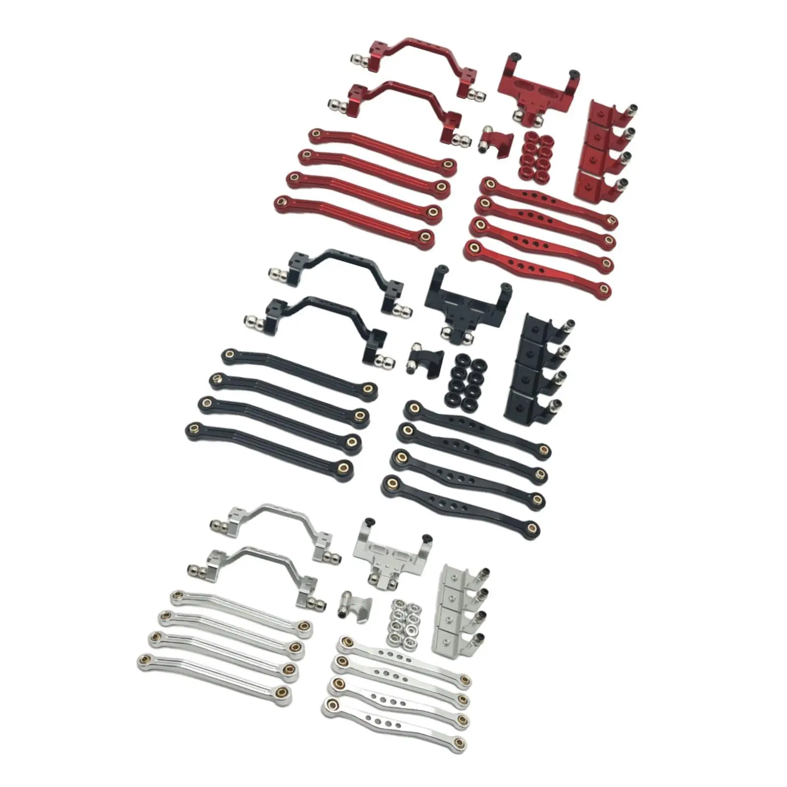 

1/16 RC Upgrades Kit Spare Part Metal Steering Linkage Set DIY Modified
