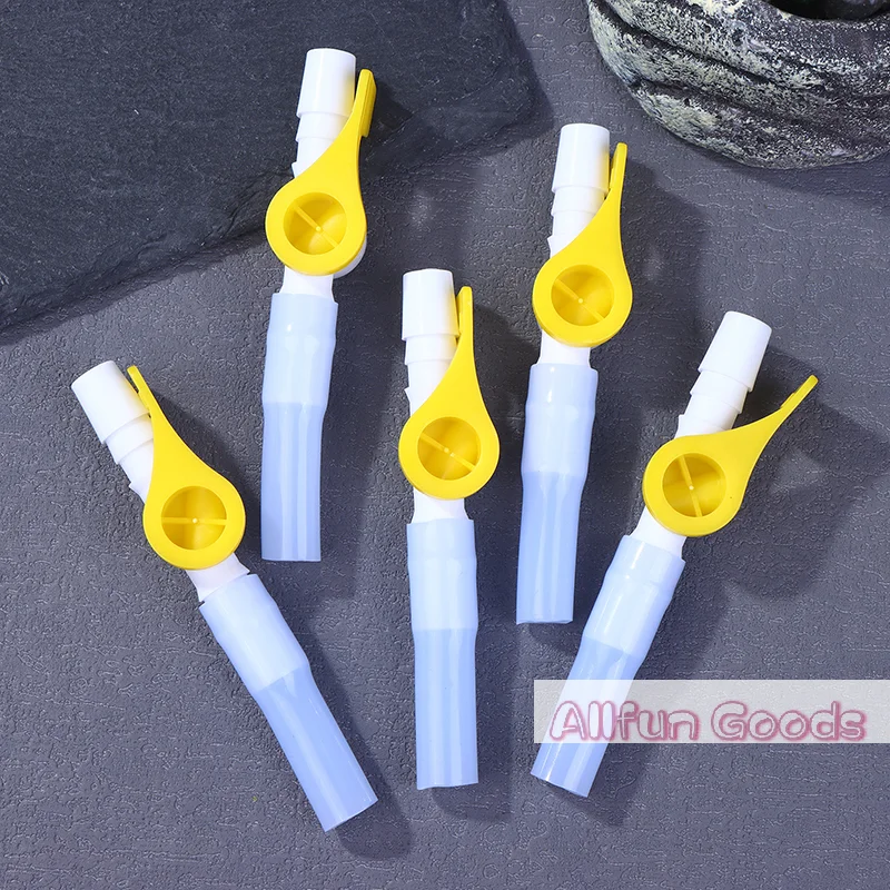 [TG835]1/2/5pcs Comfort Flow Catheter Valve Two Way Valve - Easy To Use Lever Faucet, Tubes Optimized For Comfort Of Urinatio