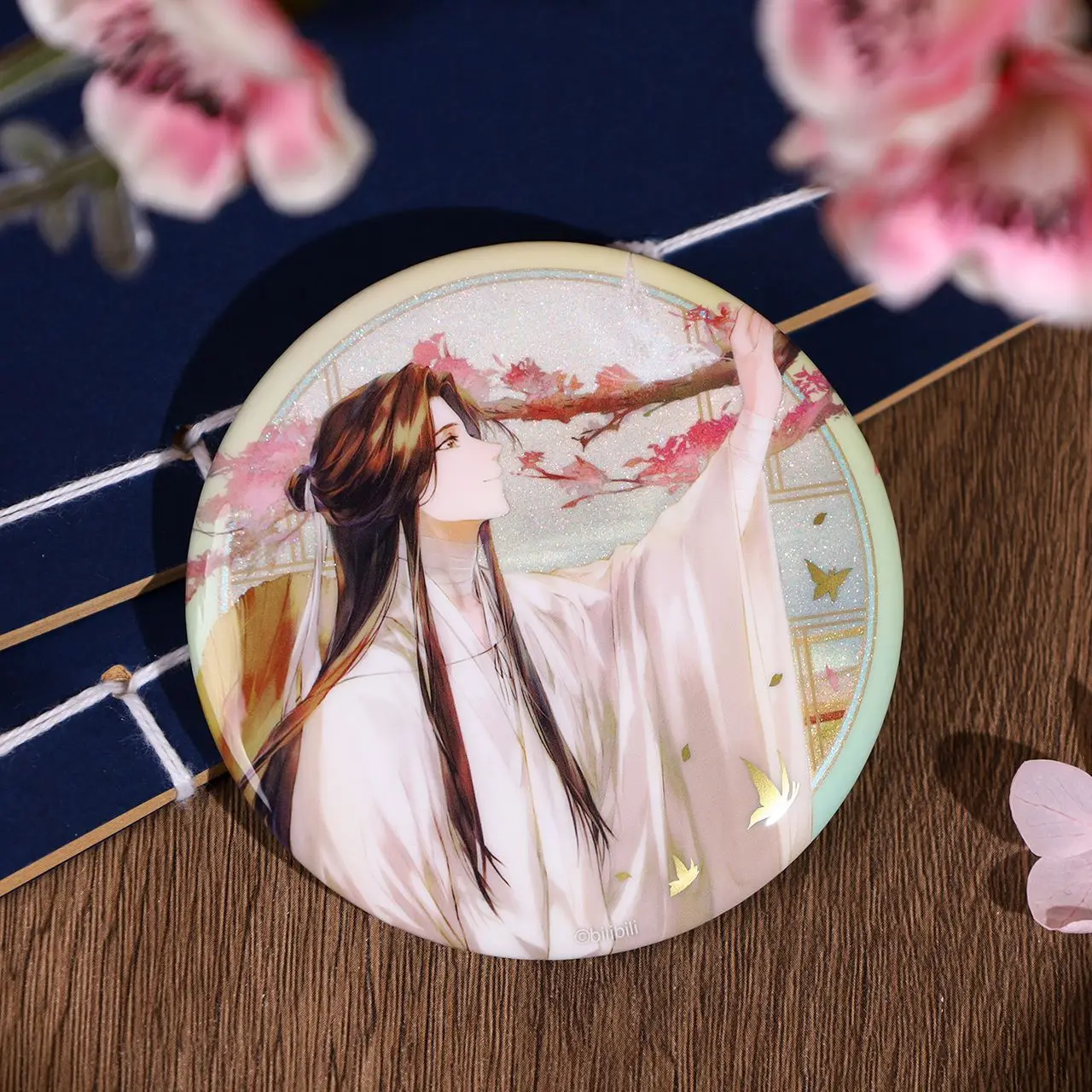 Anime Tian Guan Ci Fu TGCF Hua Cheng Xie Lian BL Cartoon Badge spilla Pin Display accessori puntelli Cosplay ufficiali carino