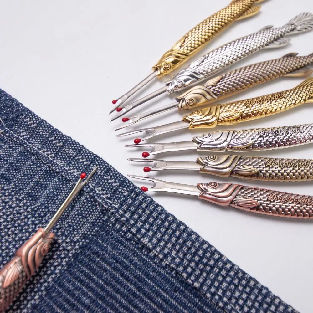 Tagliafilo fai da te ricamo a forma di pesce cucitura Ripper ricamo punto croce punto Unpicker accessori per cucire