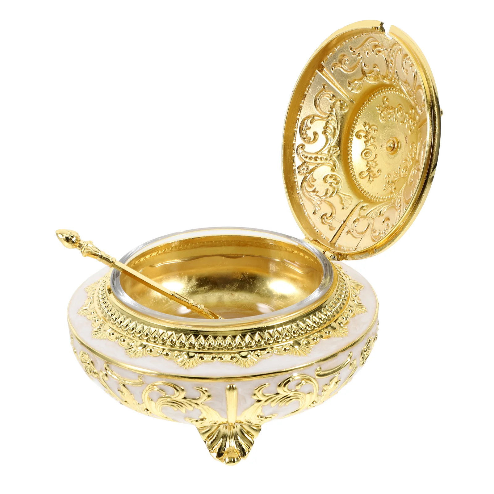 

Seasoning Jars Candy Containers Sugar Shaker Nuts Holder Spices Retro Golden Kitchen Supplies Condiment Bottles