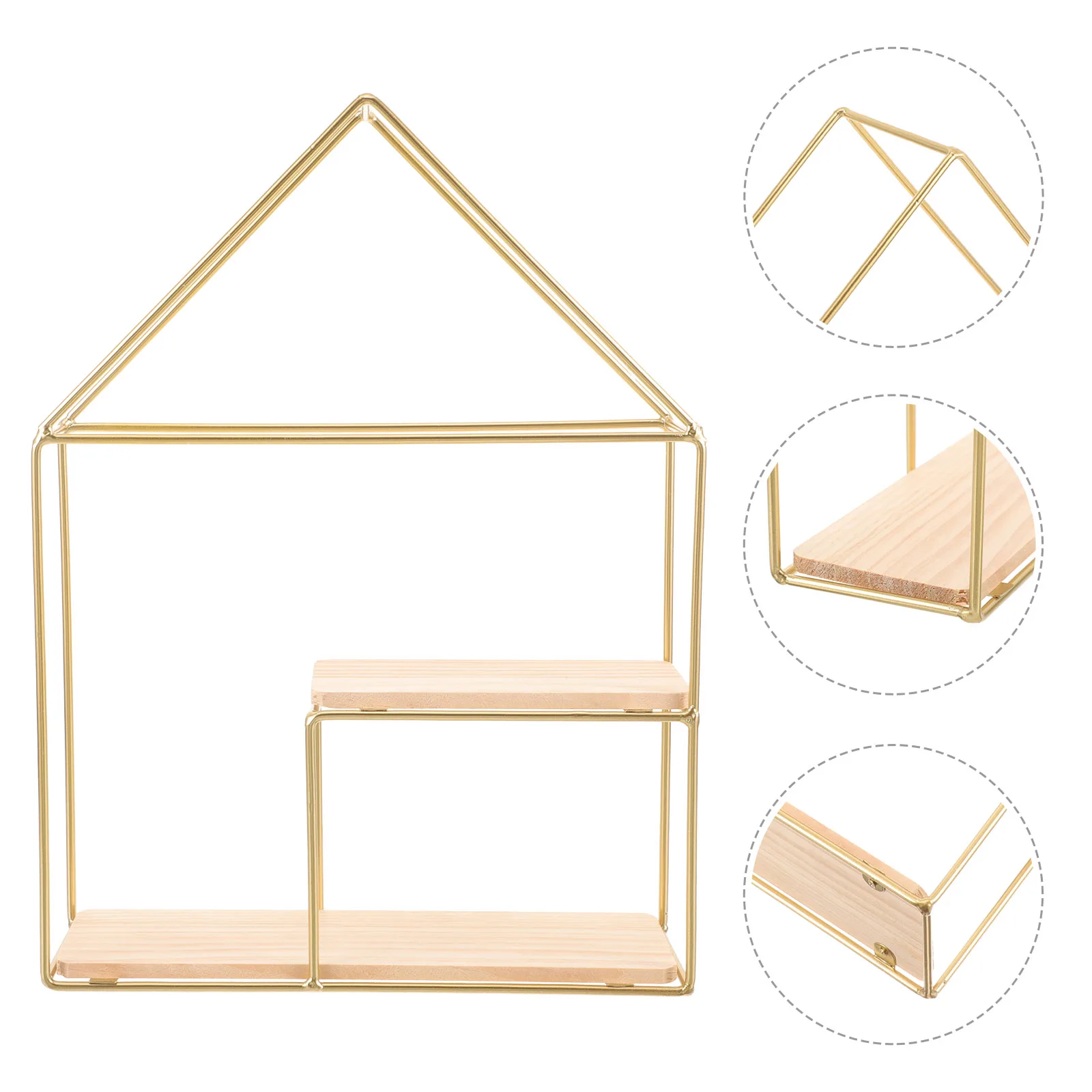

Floating Wall Shelf Nordic Style Storage Display Organizer Bedroom Bathroom Space Saving Home Mounted Shelves For Living