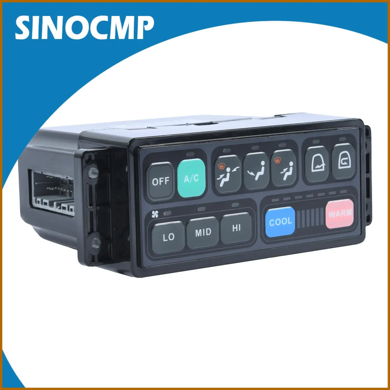 

A/C Air Conditioner Control Panel 543-00049 54300049 for Daewoo Doosan 340LC-7 340LC-V 175LC-V 140W-V 160W-V 210W-V Excavator