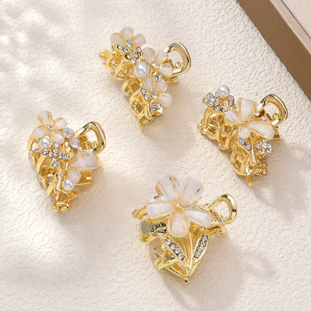 Elegant butterfly hairpins, simple and popular flower claw-shaped clips, flower & butterfly hairpins, women's accessories