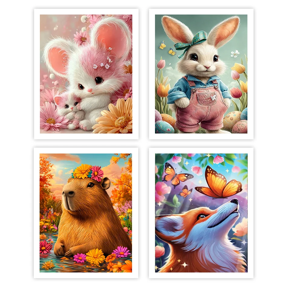 

GATYZTORY Painting By Number Adults Animals Color Markers Picture Drawing Framed Acrylic Paints Wall Art Modern Home Decoration