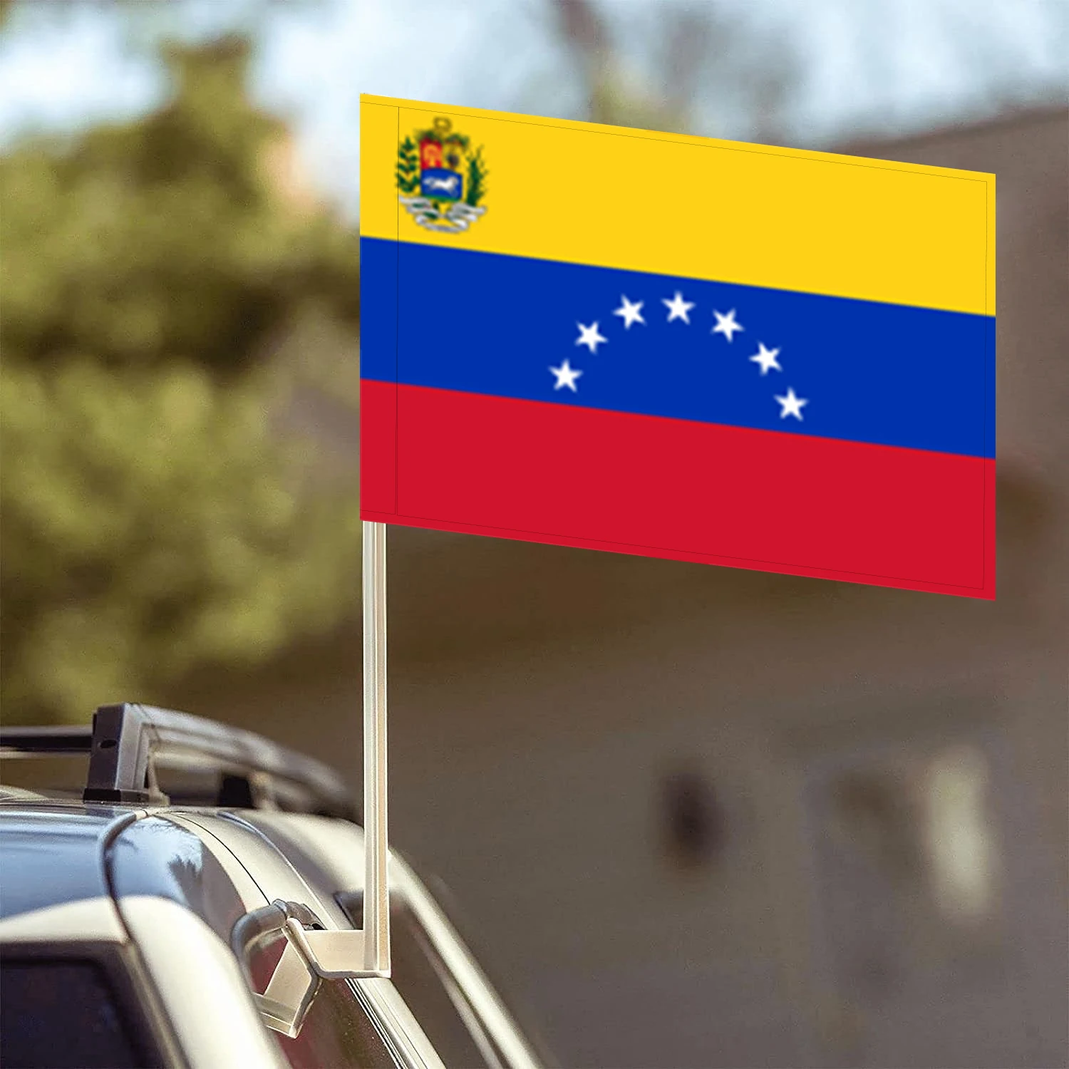 Flagnshow 100% Polyester Venezuela Car Flags