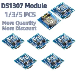 1-5PCS The Tiny RTC I2C Modules 24C32 Memory DS1307 Clock RTC Module for Arduino (without Battery)