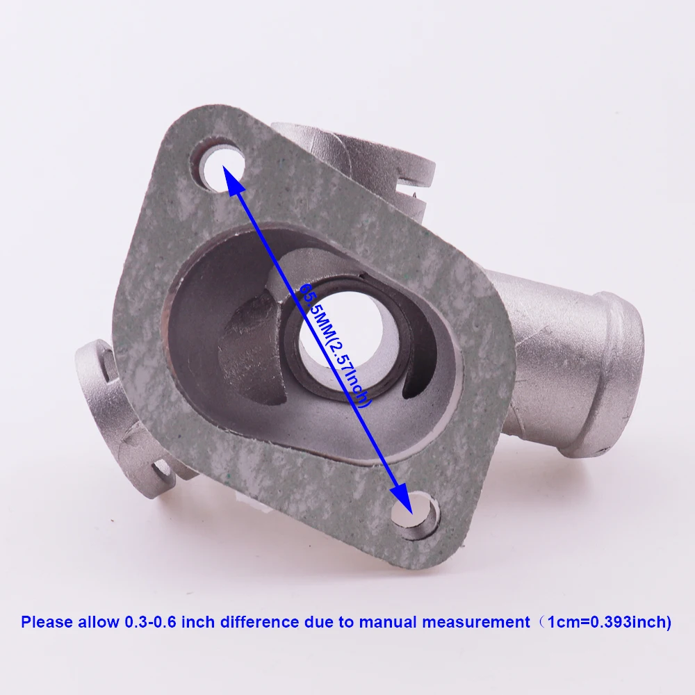 050121132A Aluminium Coolant Flange Hose Pipe Connector For AUDI A4 Avant B5 8D Wagon VW Passat Variant 1994-2001 050 121 133C