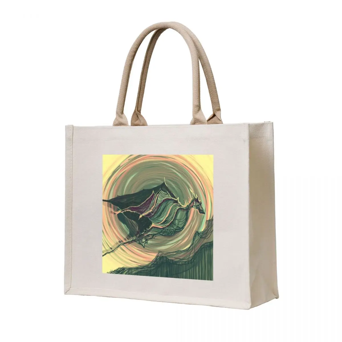 

The dragon flight Tote Bag eco pack woman shopping bag custom tote bag Eco