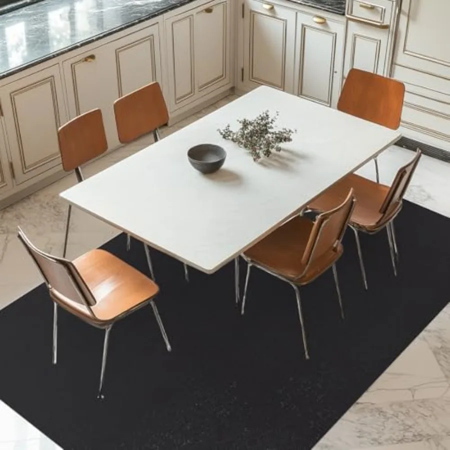 

Floor Mat for Living Room, Area Rug for Dining Room, Bedroom, Waterproof Vinyl Floor Mat for Outdoor Indoor, Slip Resistant Flo