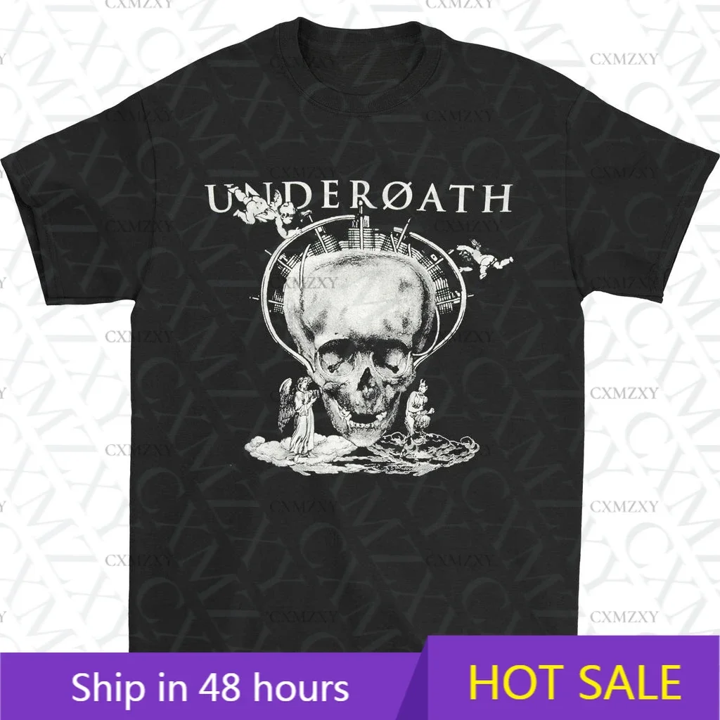 

2025 UNDEROATH The ‘“Pink X” Post-Hardcore TOCS Scene Era Band T-Shirt