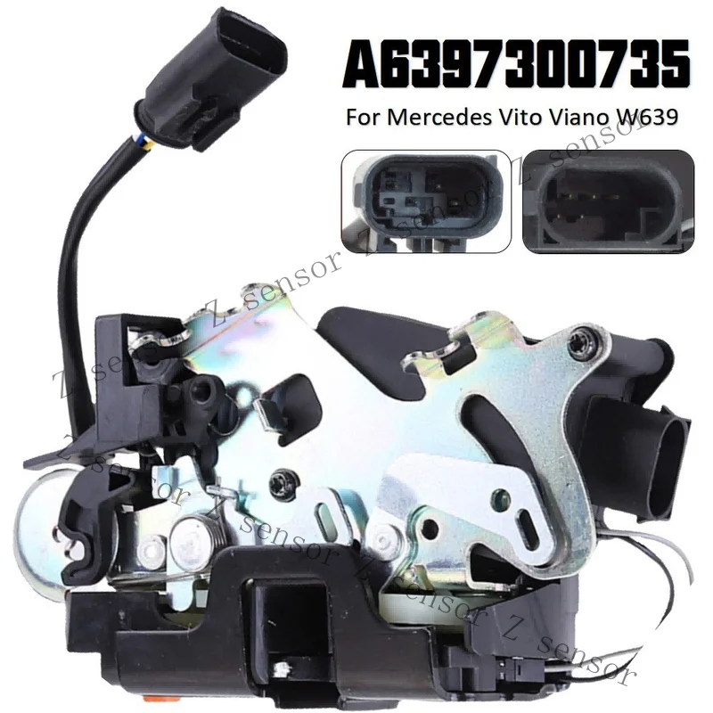 Z+ Sliding Door Lock Right Side For Mercedes-Benz Vito Viano W639 2003- A6397300735