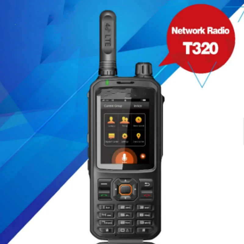 

4G LTE Walkie Talkie GSM WCDMA WIFI 4g Network Mobile Phone walkie talkie GPS walkie talkie Android 6.0 T320