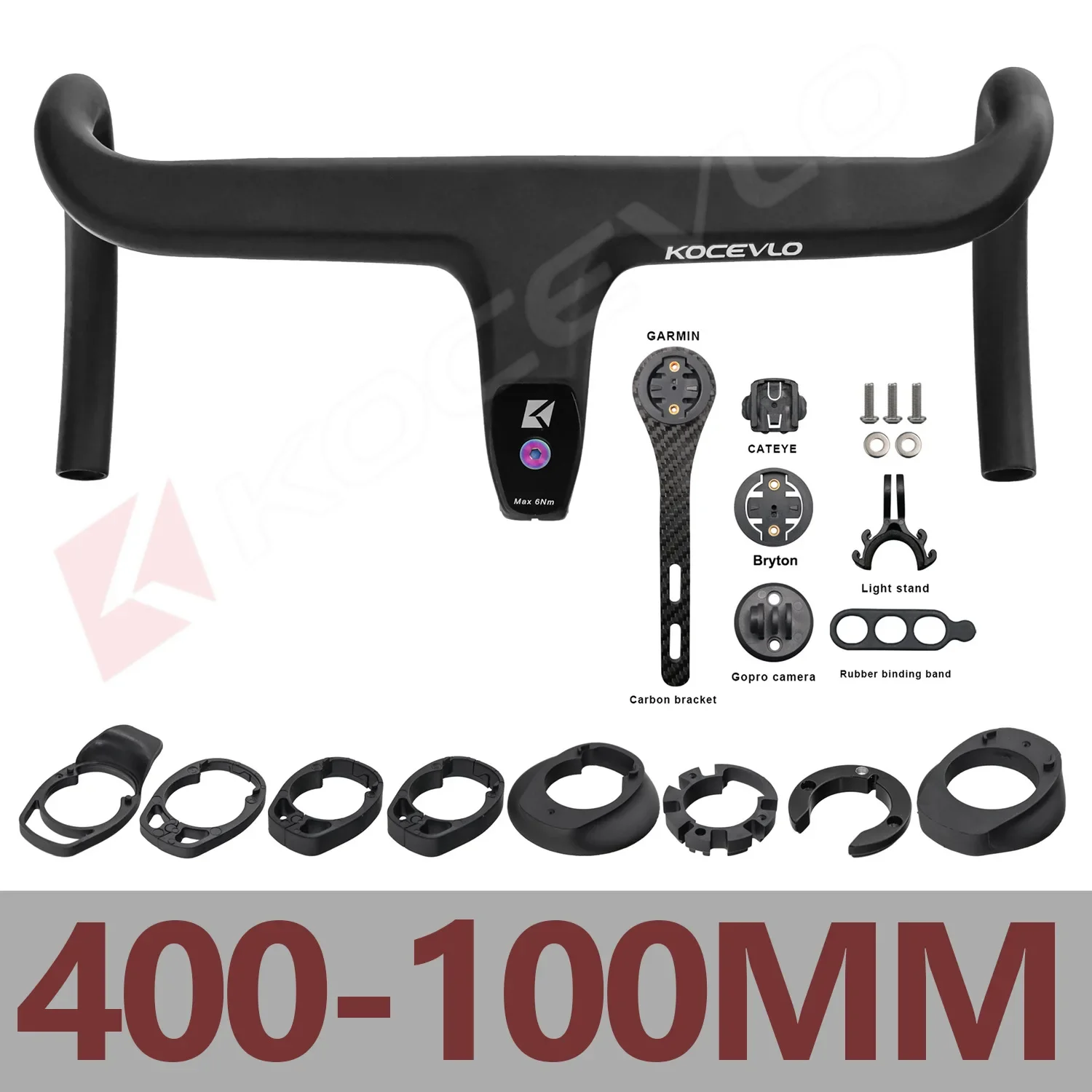 KOCEVLO Full Carbon Road Bicycle Handlebar Integrated Handlebar