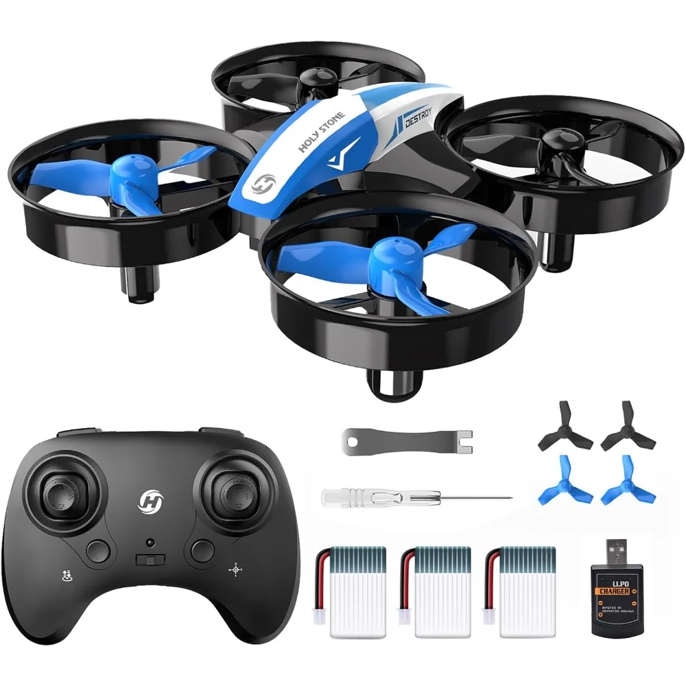 Mini Dron Holy Stone: RC Nano Quadcopter para niños y principiantes con Auto Hover, seguimientos 3D y modo sin cabeza