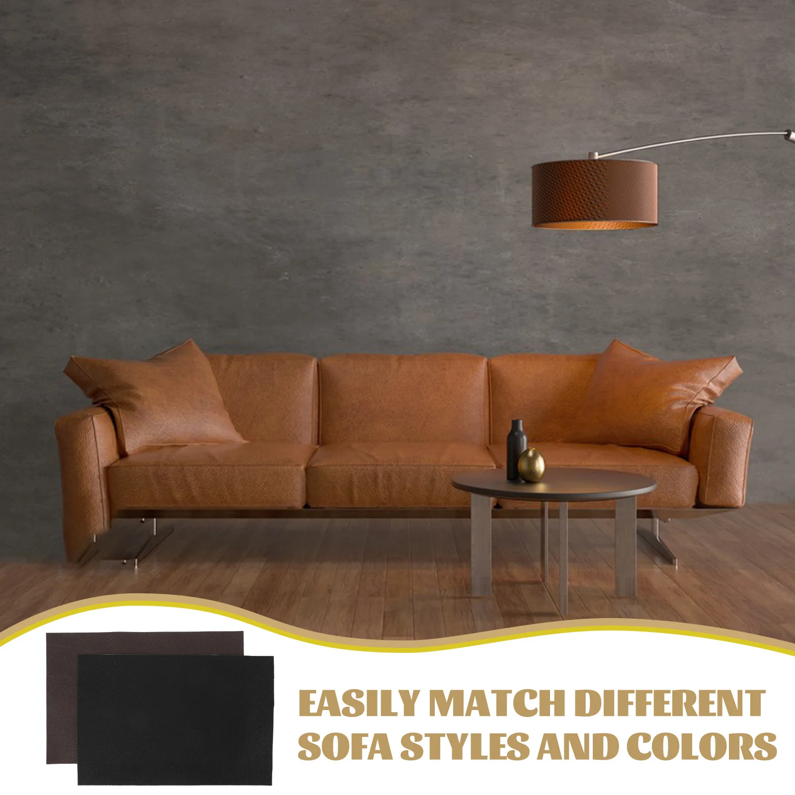 

2Pcs Sofa Repair Sheets Quality Handcraft Material for DIY Sofa Scratch Tear Fixing Fabric Leatherette Sheets