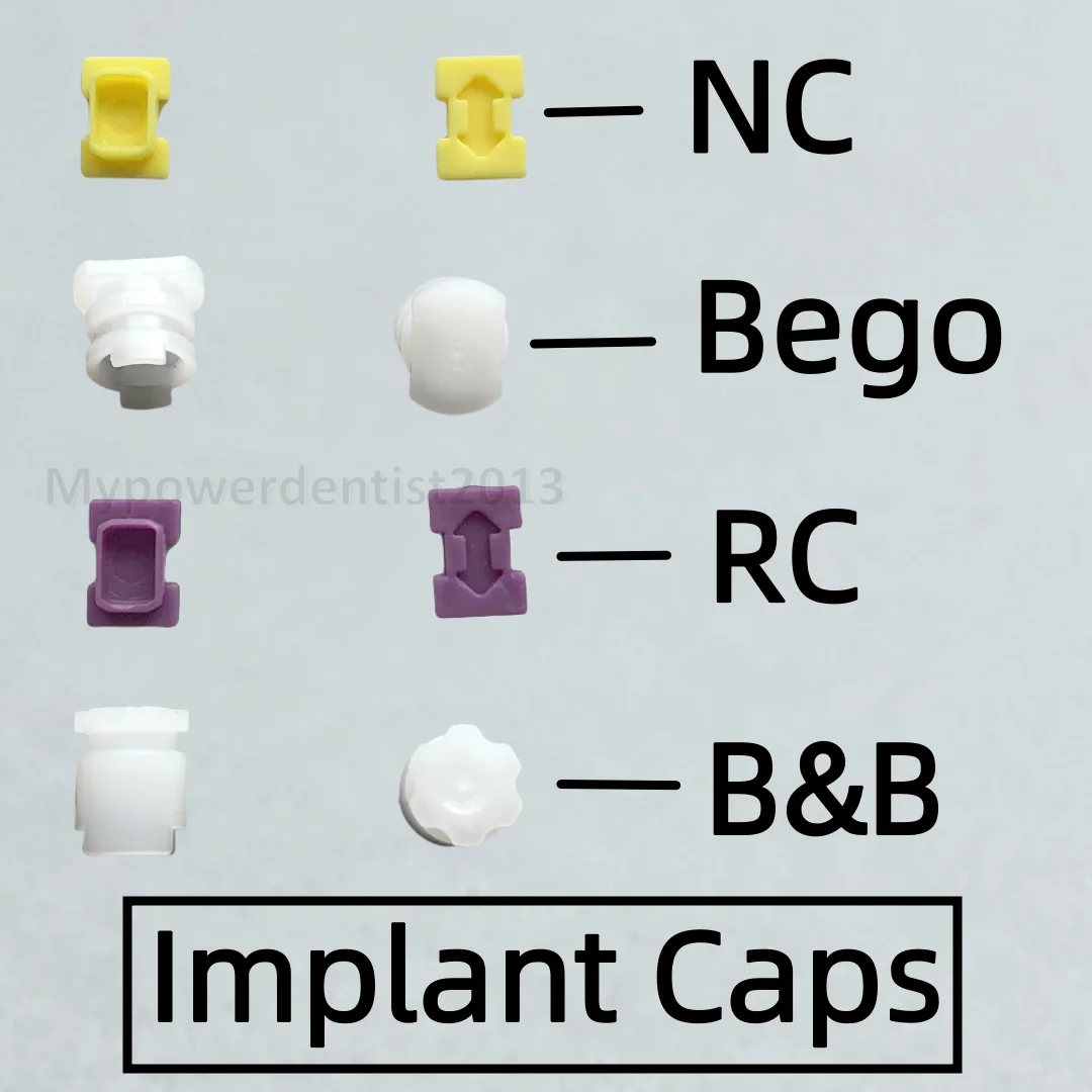 Dental Plastic Caps Close Transfer Cap Closed Type Impression Tray Bego/BB/NC/RC