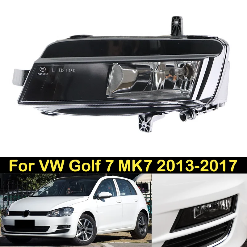 DECHO Foglight For VW Golf 7 MK7 2013 2014 2015 2016 2017 Front bumper foglight foglamp Assembly fog light