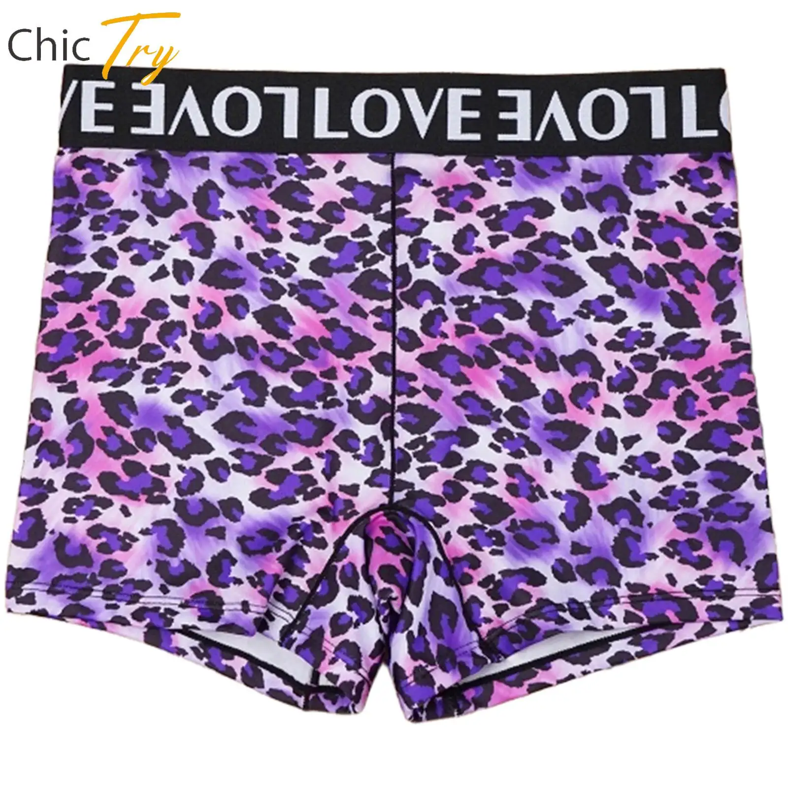 

Women Fashion Fitness Dance Shorts Bottoms Camouflage Pattern Shorts Elastic Waistband Girls Panties Underwear Casual Daily Wear