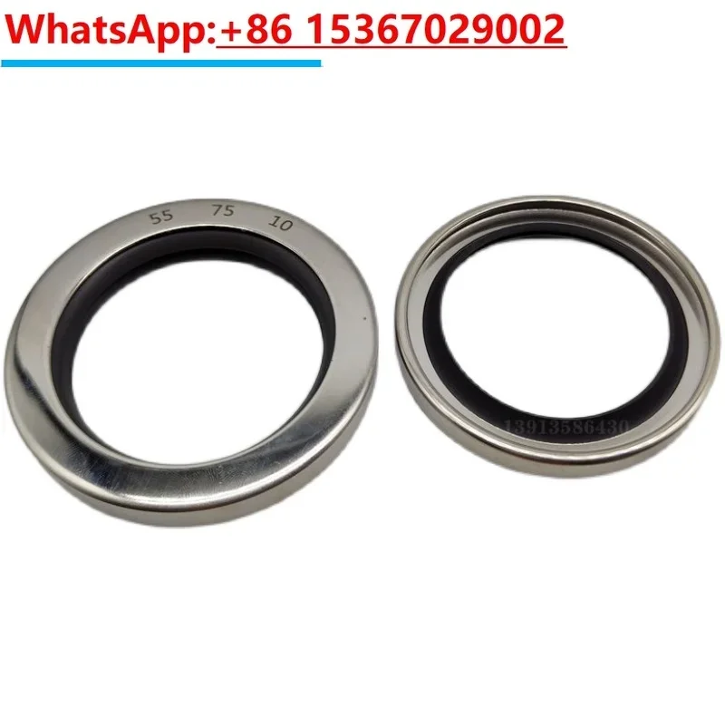 PTEF stainless steel oil seal 150 160 170 175 180 190 200 210 220 10 12 15