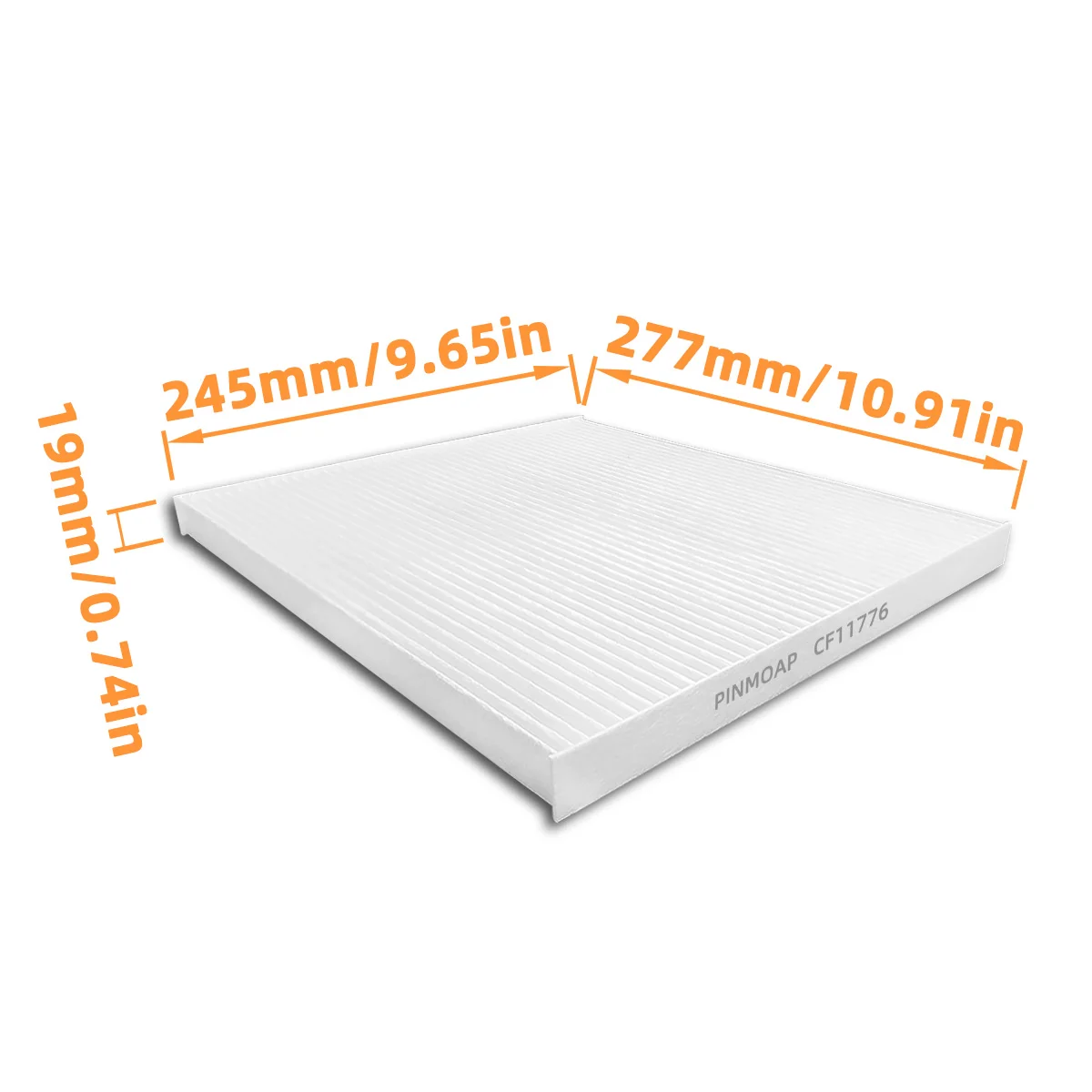 Yitong OEM 27277-3JC2A, 27277-9NM0A Replacement Car Cabin Air Filter High Efficiency Purify Air Fit For Nissan Maxima CF11776