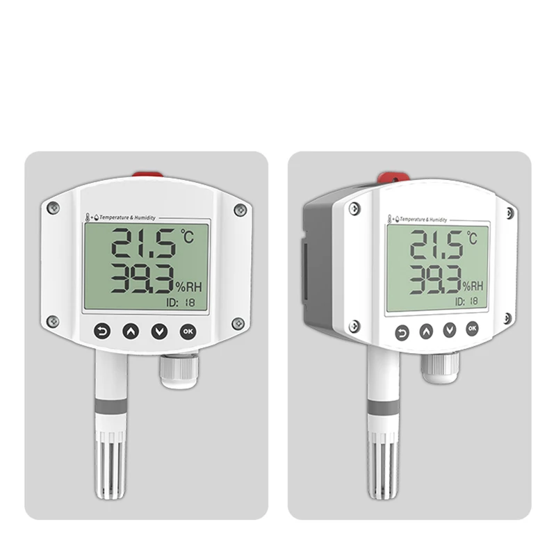 

Temperature and humidity sensor industrial high-precision 485 wall-mounted LCD display high-precision thermometer transmitter