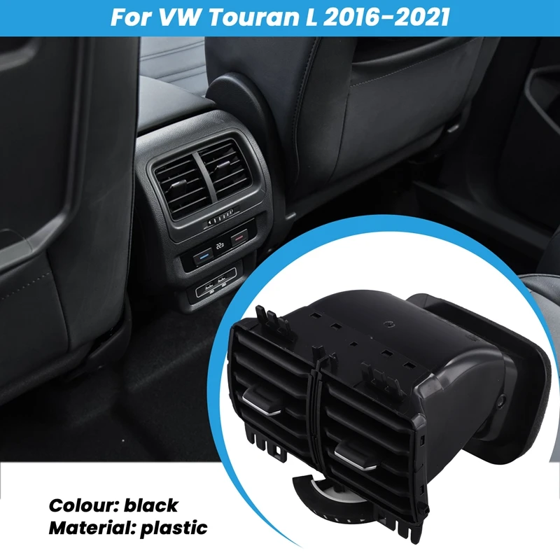 5TD819203 Rear Armrest Box AC Vent Grille Outlet Air-Conditioning Vents For VW Touran L 2016-2021