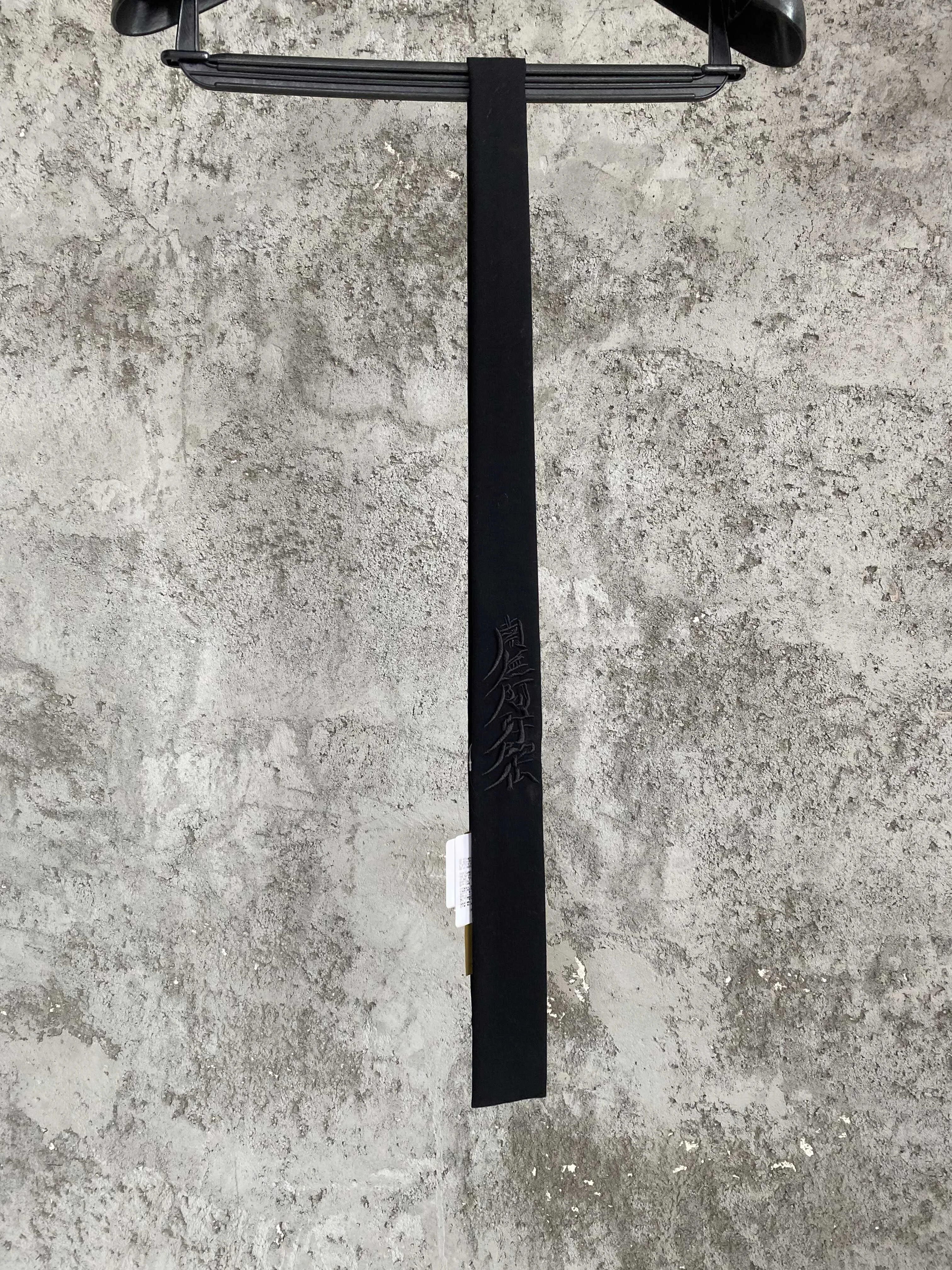 "Namo Amitabha Buddha wool embroidered tie for men and women, a niche Buddhist style, artistic and dark style.