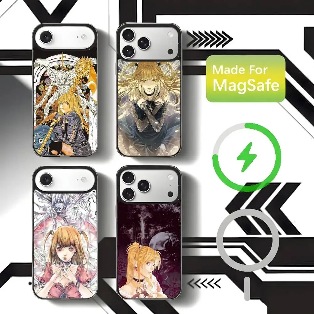 

Death Note Misa Phone Case For iPhone 17,16,15,14,13,12,11,Pro,Max,Plus,Mini,SE4,E Magnetic Magsafe Wireless Charging