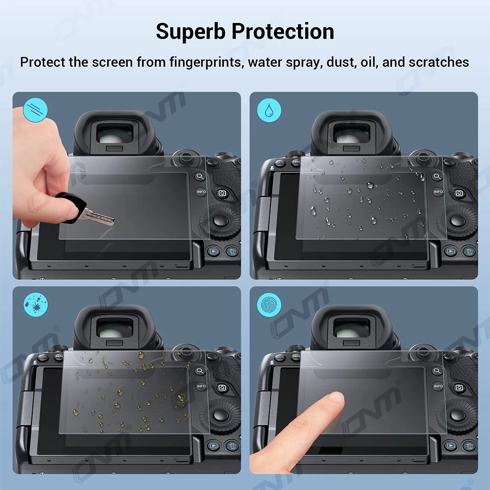 2er Pack gehärtetes Glas für Canon EOS 5d Mark IV III 5DSR 5ds Kamera Displays chutz folie Anti-Kratzer Zubehör Schutz glas