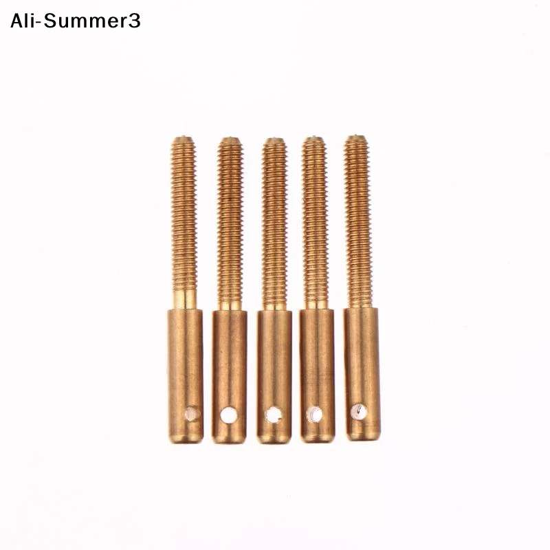 

2025 5Pcs/Set Fixed-wing Aircraft Accessories M2 / M3 Metal Connecting Rod / Push Rob Connecion Parts Fixed-wing Aircraft Tool