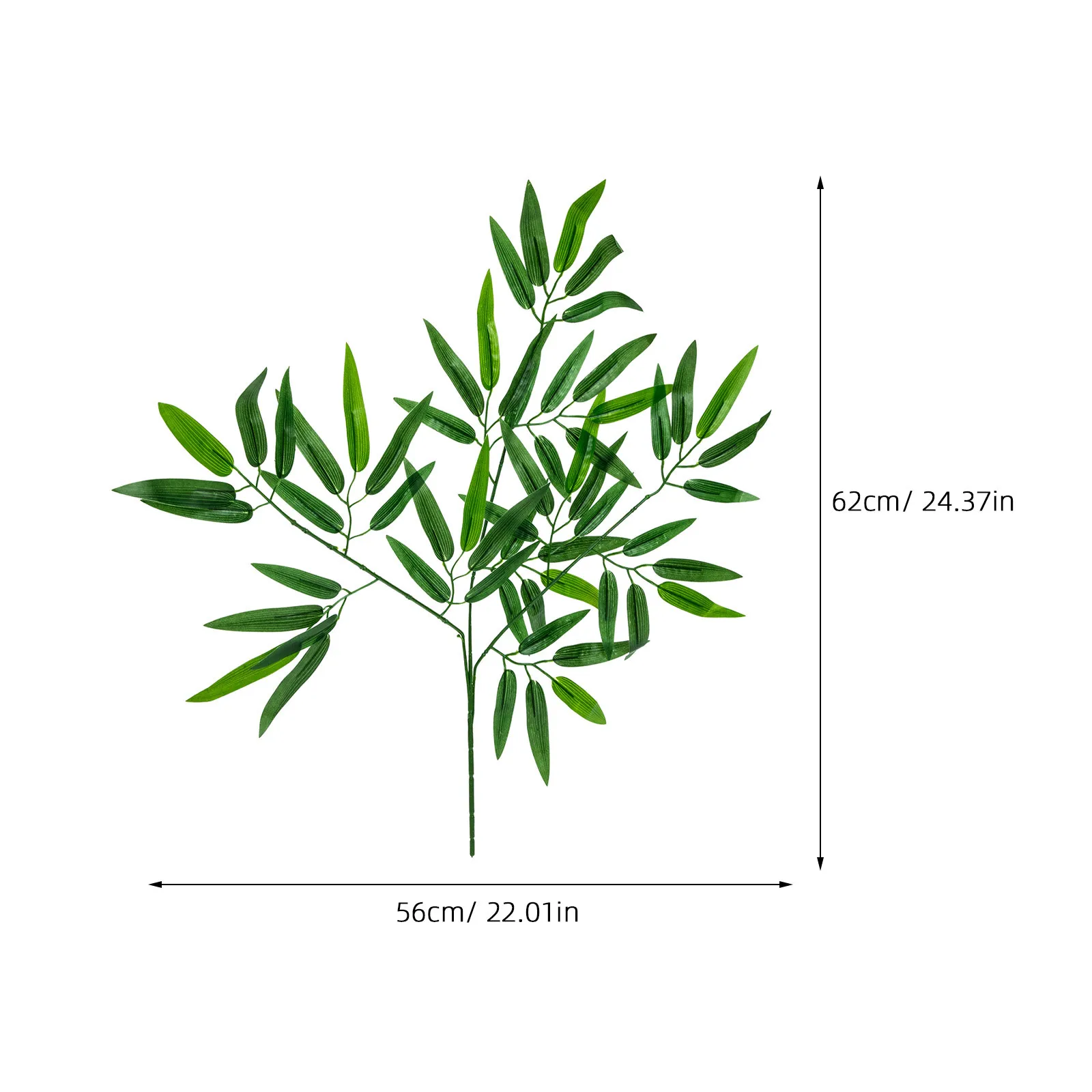 5 قطعة أوراق الخيزران المقلدة ديكور فروع واقعية وهمية ل هدية هووسورمينغ مكتب المنزل حفلة الحدث داخلي في الهواء الطلق