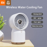 Xiaomi Youpin Electric Fan Water Cooling Circulating Fan Humidifier Desktop LED Lamp Rechargeable Portable Cooling Fan High Wind