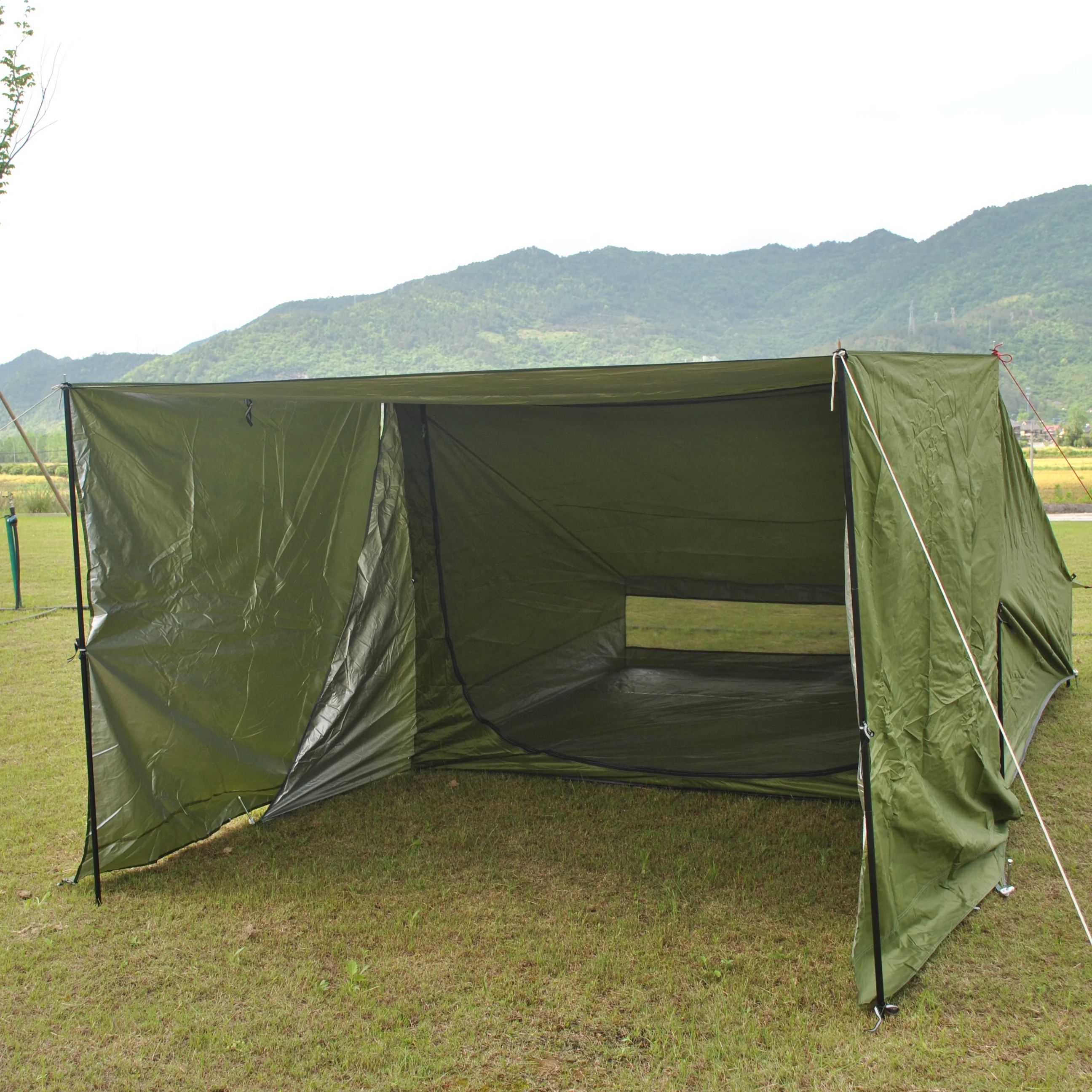 Multi-function Shelter Tent with large Canopy,CZX-439 Camping tarp,Tarp tent,3-4 person tarp shelter,tent tarp,Multi-use tent