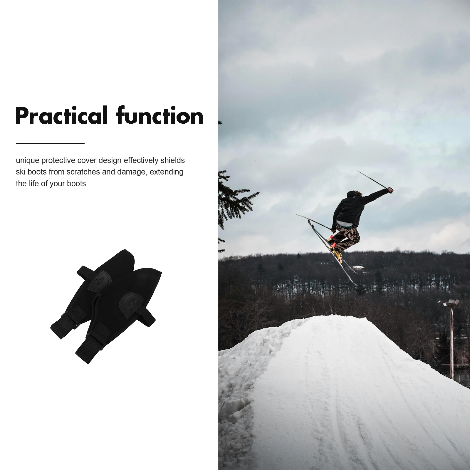 2 قطعة أغطية أحذية معزولة الحرارية تدفئة التزلج التدفئة يندبروف مقاوم للماء الصيد التزلج اكسسوارات أحذية الثلوج الملحقات #2