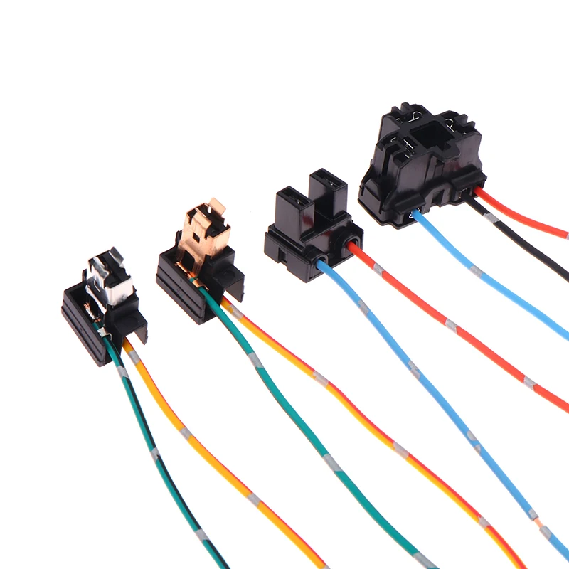 **12V-24V Headlight Lamp Bulb Socket Wiring Harness Connector Plug Adapter Line For H1 H7 H4 Bulb Car Headlight Connection Plug