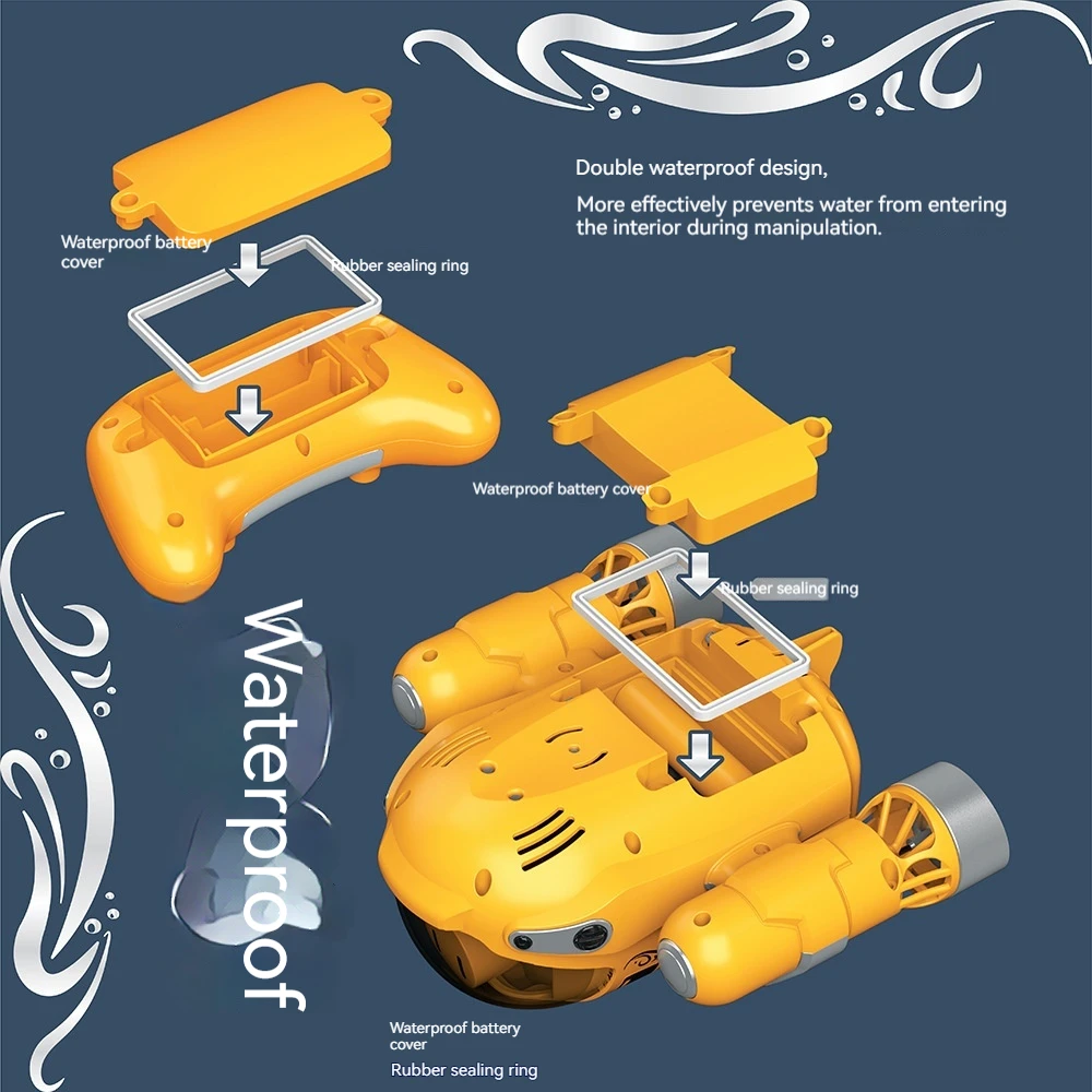 2.4ghz zdalnie sterowana lekka łódź elektryczna w sprayu Twin-propeller basenowa zdalnie sterowana łódź letnia woda dla dzieci zabawka elektryczna