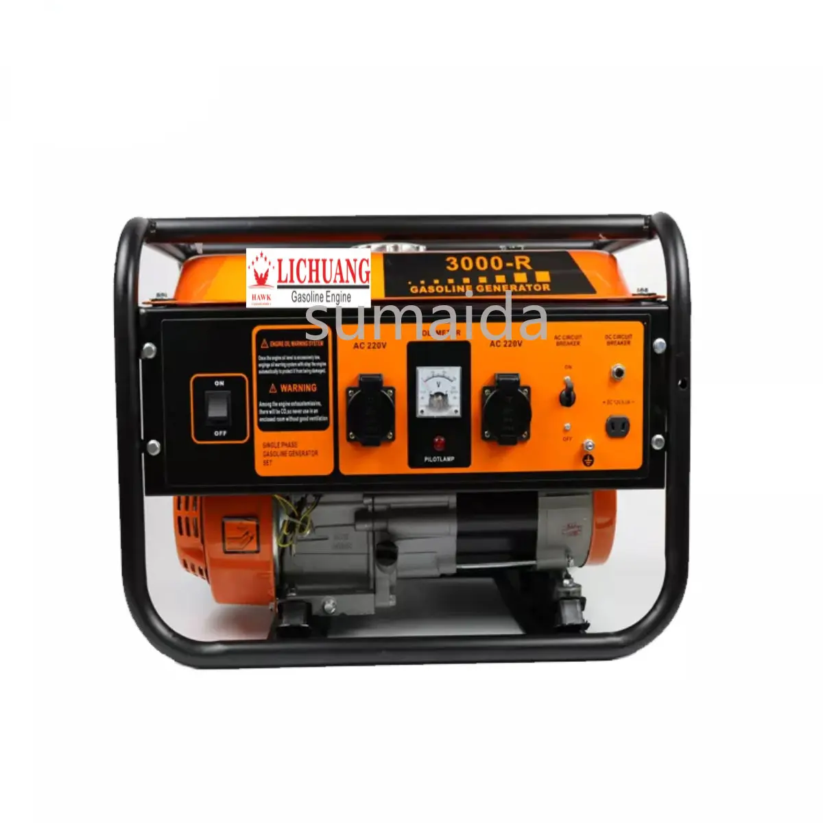 Spot Low Noise Single-phase Gasoline Generator 2KW 3KW 4KW 5KW 6KW Manual Generator