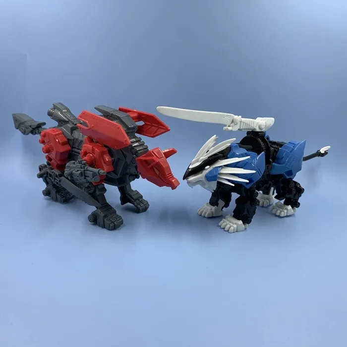 Japanese Version Bagged Jollibee Zoids 5Inch Action Figure Wild Liger Blade Liger Command Wolf