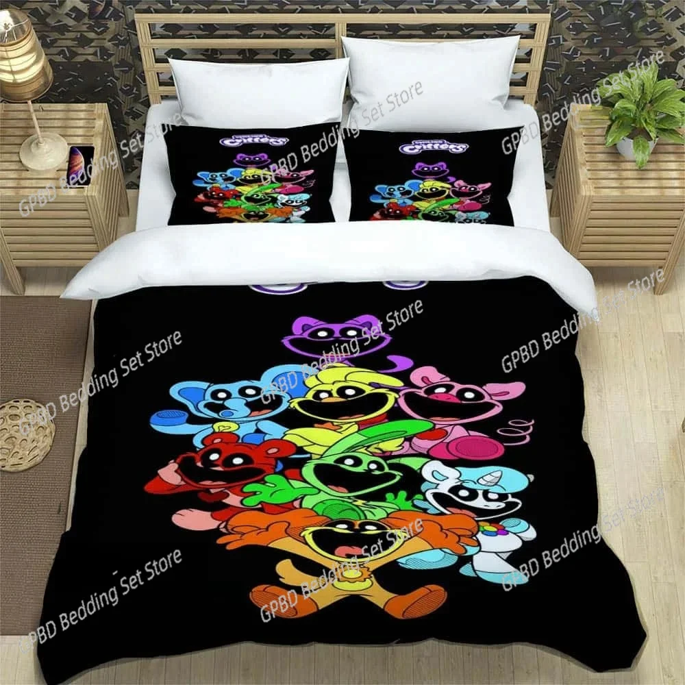 3D Cartoon S-smiling critters Bedding Sets exquisite bed supplies set duvet cover comforter set bedding set luxury birthday gift