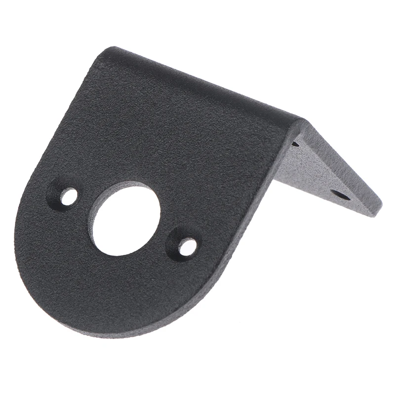 1PC Bracket 555 Motor Bracket 555 DC Motor Black L Shape Aluminum Alloy Fixed Support Mounting Bracket