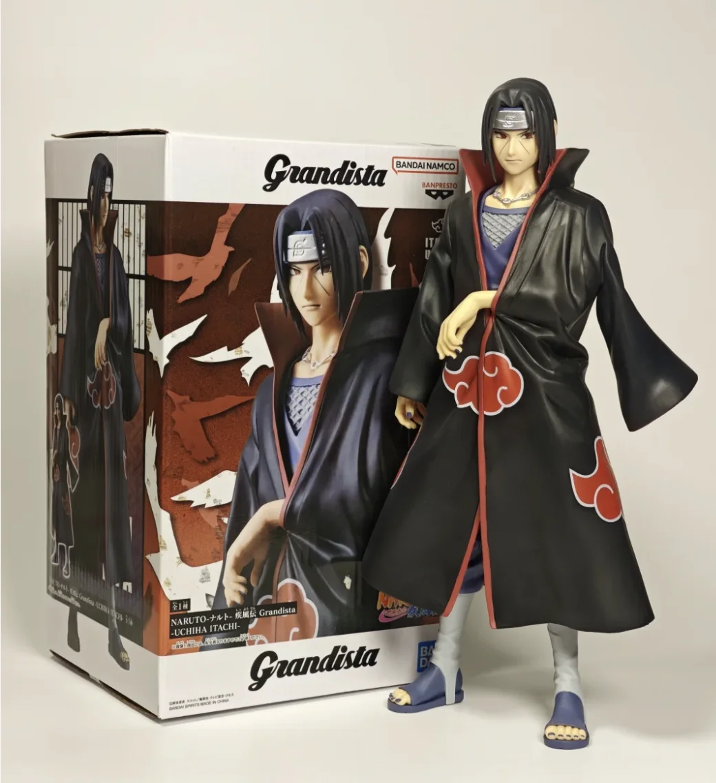 

Bandai Genuine BANPRESTO Naruto Grandista Uchiha Itachi PVC Action Figure Anime Model Toy Gift for Boyfriend