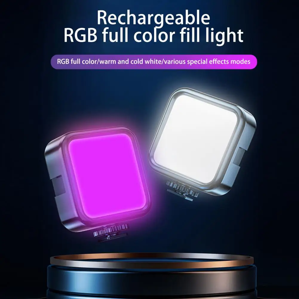 Professional Fill Light Portable Rechargeable Led Fill Light for Photography Selfies with High Color Rendering Multiple Light