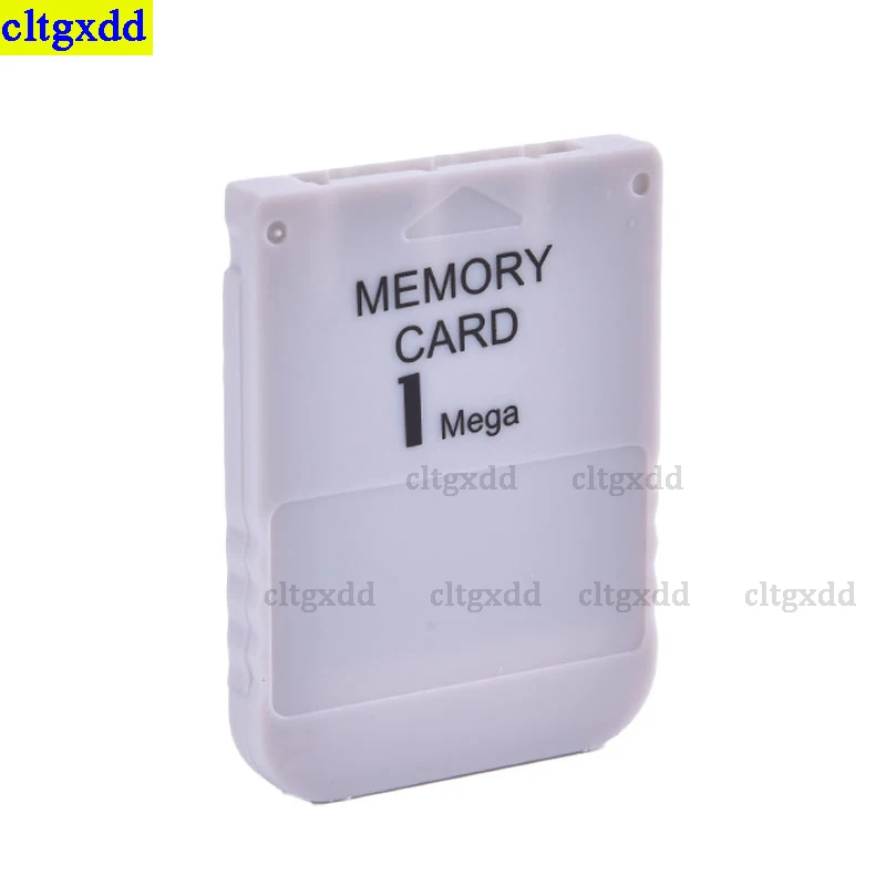 Cltgxdd tarjeta de almacenamiento nueva adecuada para consola de juegos PS1, tarjeta de memoria blanca, tarjeta de grabación PS1, 1MB