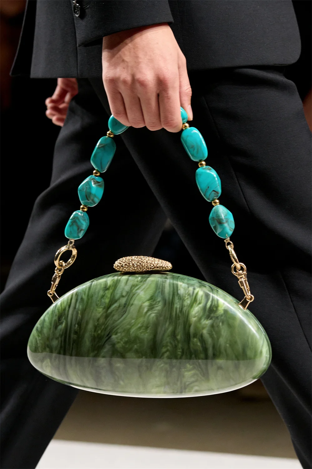 

Acrylic Clutches Geometric Patchwork Pearlescent Lemon Small Bags Women Handbag Shoulder Wedding Evening Party Crossbody Purse