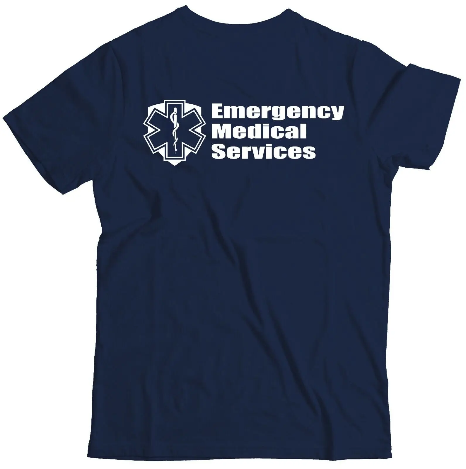 

EMS Emergency Medical Services First Responder T-Shirt Short Sleeve Casual 100% Cotton Shirts