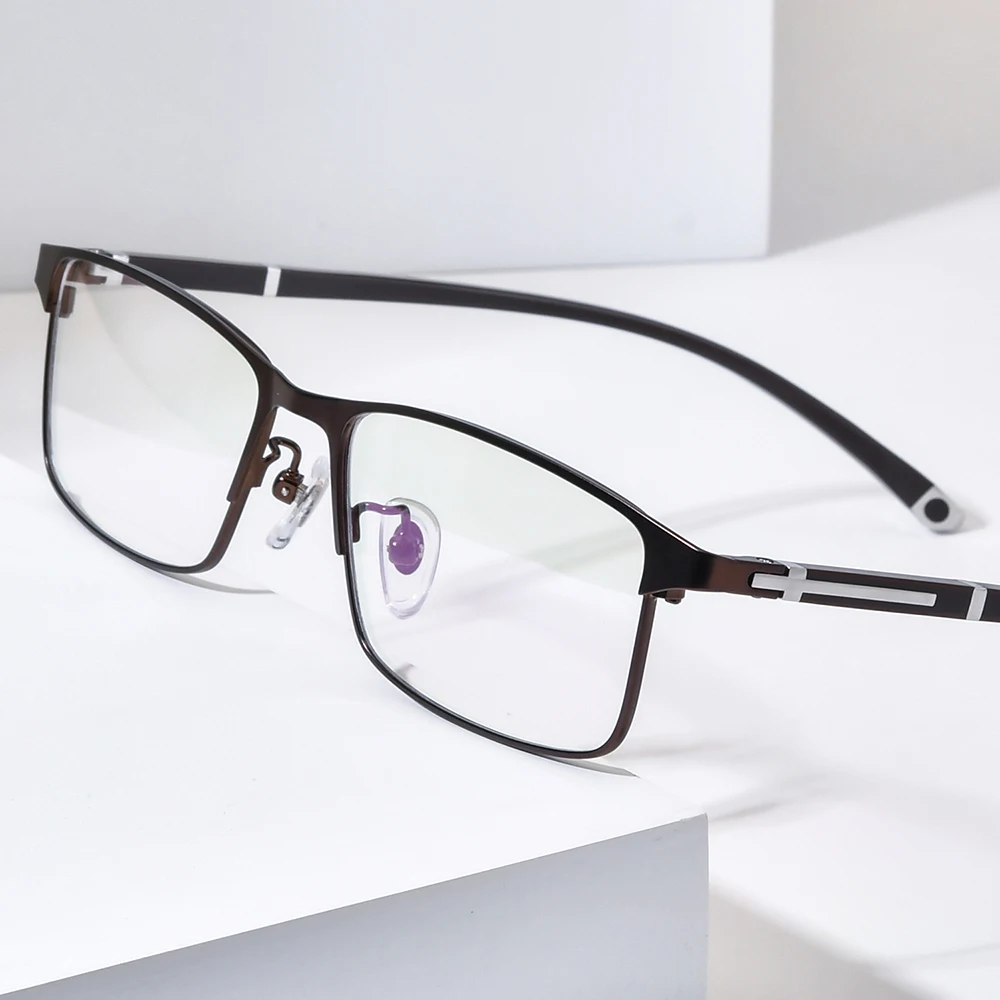 NIANZHEN Titanium Alloy Eyeglasses Frame Men 2025 Square Brand Design Glasses Ultralight-Weight Eyewear Retro Spectacles 9212