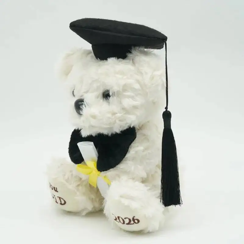 

New Hat Doctor Bear Doll Plush Toy 21cm Multiple Styles Room Decoration Plush Doll Toy For Graduation Season Gift