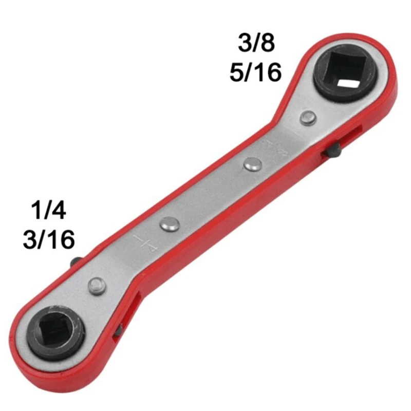 Ratcheting Wrench Air Conditioner Ratcheting Service Wrench for Refrigeration Equipment, Equipment Repair