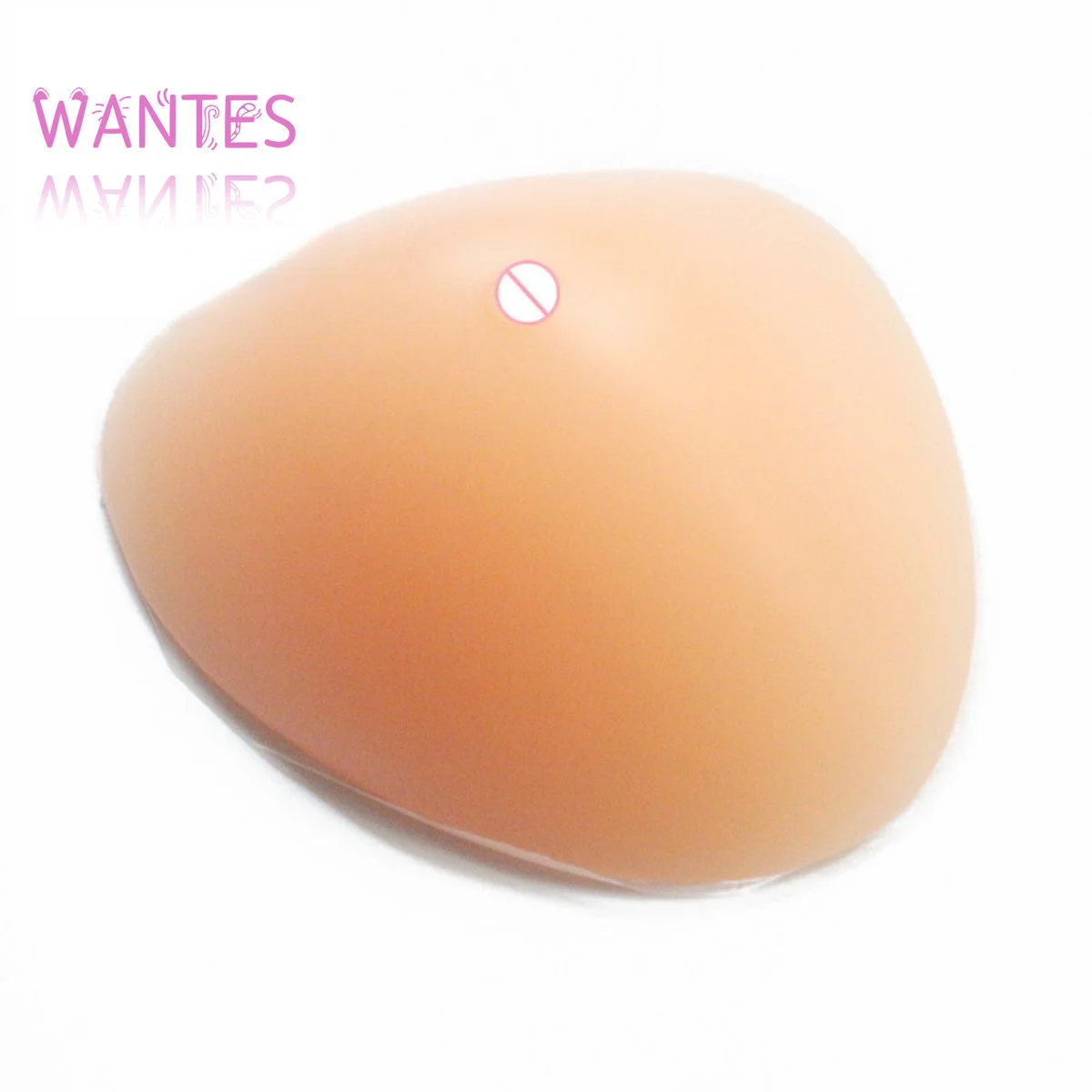 WANTES 1PCS Silicone Breast Form for Mastectomy Super Soft Fake Boobs Pad Supports Artificial for Mastectomy Transgender Cosplay